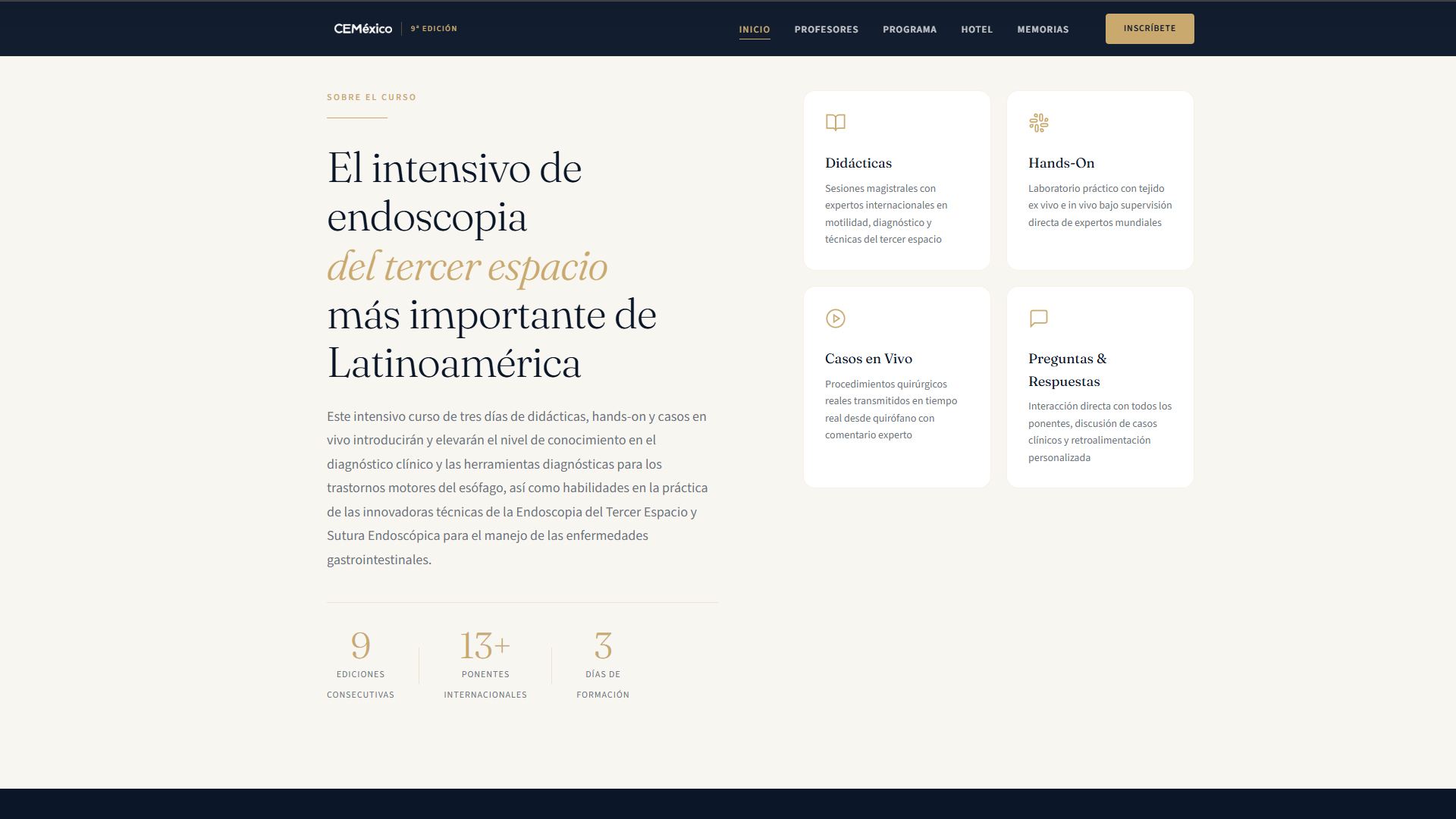 CE México · sección de profesorado internacional