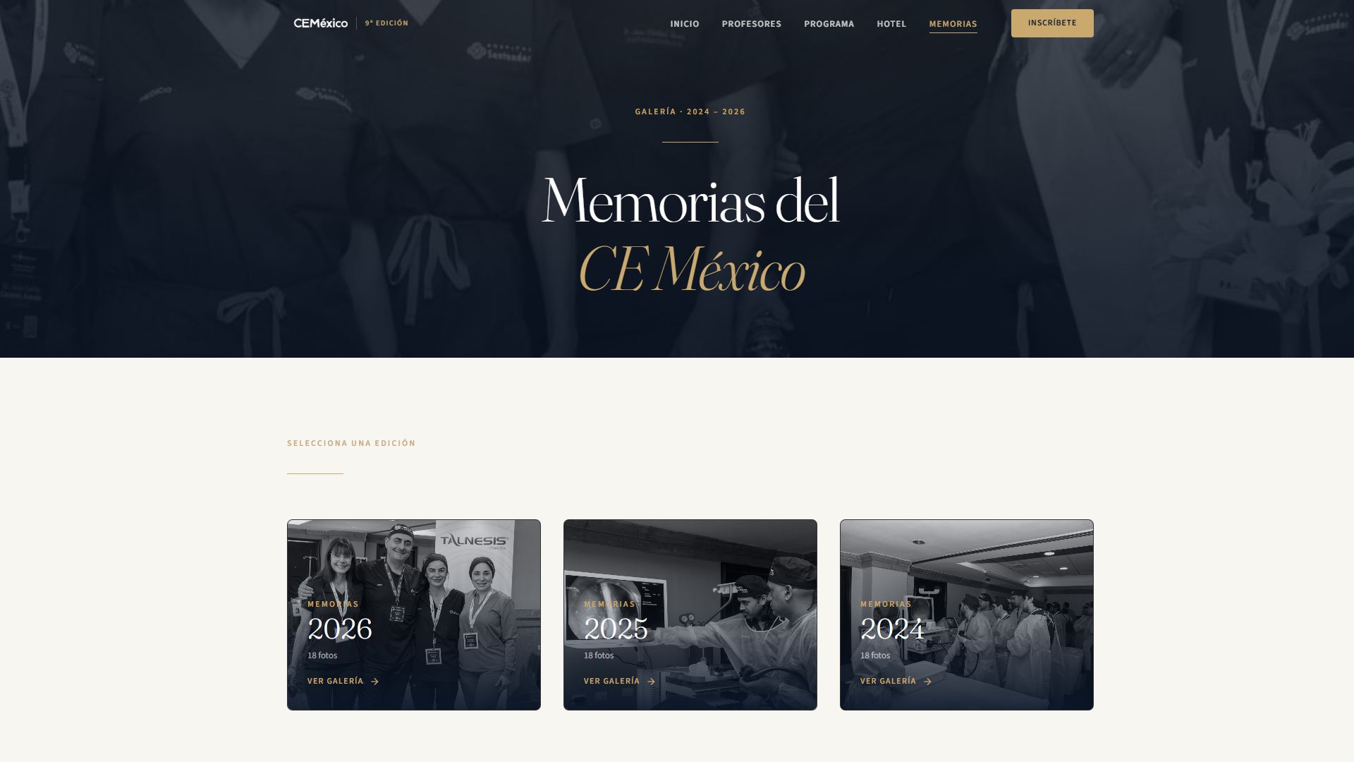 CE México · información de sede y hospedaje